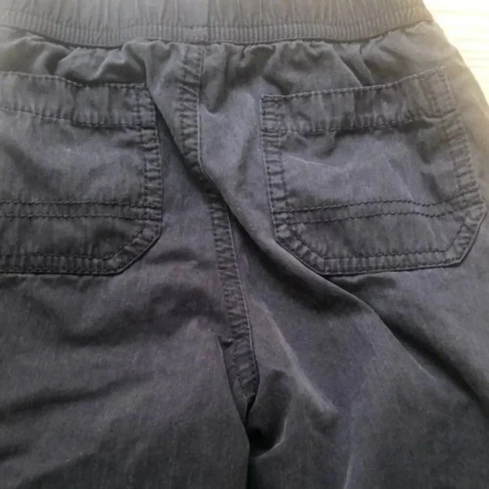Gymboree‎ 2T Blue Cotton Blend Cargo Pants Toddler Boy Elastic Waist Casual